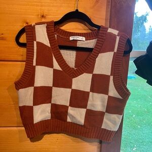 Arizona Jean Co. Orange and Cream Sweater